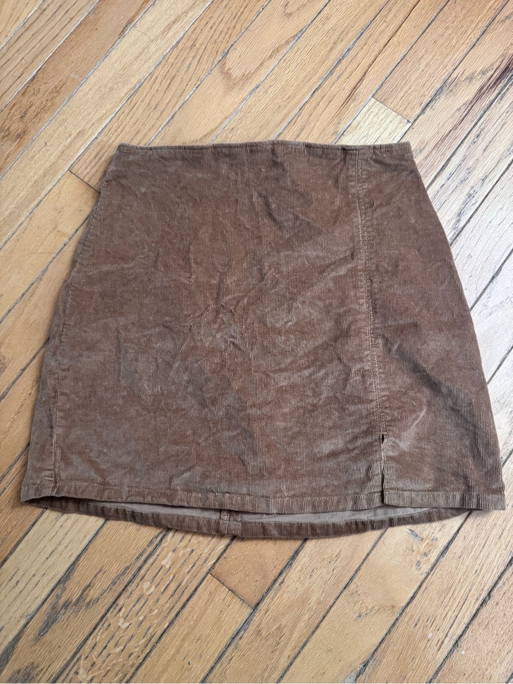 Hollister Brown Corduroy Mini Skirt